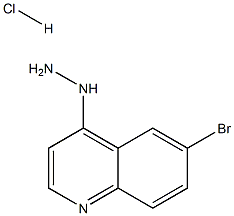 6-BROMO-4-HYDRAZINOQUINOLINE HYDROCHLORIDE Struktur