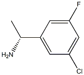 (1R)-1-(5-CHLORO-3-FLUOROPHENYL)ETHYLAMINE Struktur