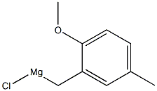 2-METHOXY-5-METHYLBENZYLMAGNESIUM CHLORIDE Struktur