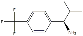 (1R)-2-METHYL-1-[4-(TRIFLUOROMETHYL)PHENYL]PROPYLAMINE Struktur