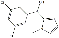 3,5-DICHLOROPHENYL-(1-METHYL-2-PYRROLYL)METHANOL Struktur