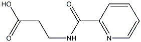 3-[(PYRIDIN-2-YLCARBONYL)AMINO]PROPANOIC ACID Struktur