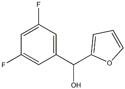 3,5-DIFLUOROPHENYL-(2-FURYL)METHANOL Struktur