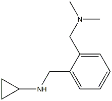 CYCLOPROPYL-(2-DIMETHYLAMINOMETHYL-BENZYL)-AMINE Struktur