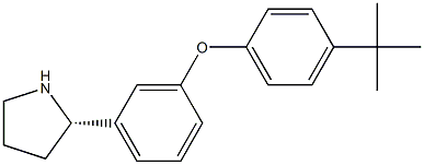 1-((2S)PYRROLIDIN-2-YL)-3-[4-(TERT-BUTYL)PHENOXY]BENZENE Struktur