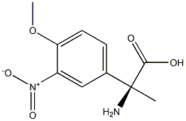 (2S)-2-AMINO-2-(4-METHOXY-3-NITROPHENYL)PROPANOIC ACID Struktur