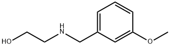 2-[(3-METHOXYBENZYL)AMINO]ETHANOL Struktur