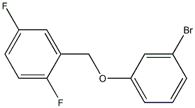 3-BROMOPHENYL-(2,5-DIFLUOROBENZYL)ETHER Struktur