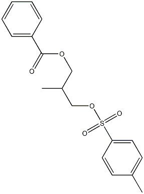 BENZOIC ACID 2-METHYL-3-(TOLUENE-4-SULFONYLOXY)-PROPYL ESTER Struktur