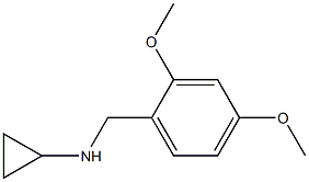 N-(2,4-DIMETHOXYBENZYL)CYCLOPROPANAMINE Struktur