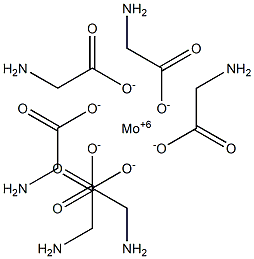 MOLYBDENUM GLYCINATE Struktur