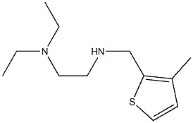 N,N-DIETHYL-N'-[(3-METHYLTHIEN-2-YL)METHYL]ETHANE-1,2-DIAMINE Struktur