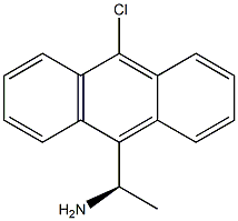 (1R)-1-(10-CHLORO(9-ANTHRYL))ETHYLAMINE Struktur