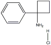 1-PHENYLCYCLOBUTANAMINE HYDROCHLORIDE Struktur