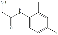 2-HYDROXY-N-(4-IODO-2-METHYLPHENYL)ACETAMIDE Struktur