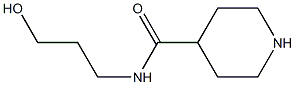 N-(3-HYDROXYPROPYL)PIPERIDINE-4-CARBOXAMIDE Struktur