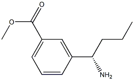 METHYL 3-((1S)-1-AMINOBUTYL)BENZOATE Struktur