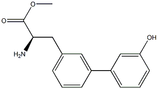 METHYL (2R)-2-AMINO-3-[3-(3-HYDROXYPHENYL)PHENYL]PROPANOATE Struktur