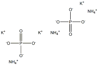 POTASSIUM AMMONIUM PHOSPHATE Struktur