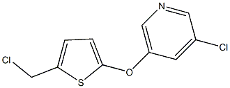 3-CHLORO-5-(2-CHLORO-5-THENOYL)PYRIDINE Struktur