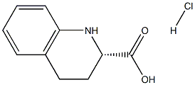 (S)-1,2,3,4-TETRAHYDRO-QUINOLINE-2-CARBOXYLIC ACID HYDROCHLORIDE Struktur