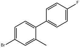 4-BROMO-4'-FLUORO-2'-METHYLBIPHENYL Struktur