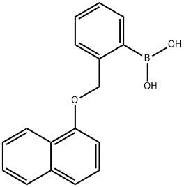 2-[(1-NAPHTHYLOXY)METHYL]PHENYLBORONIC ACID Struktur