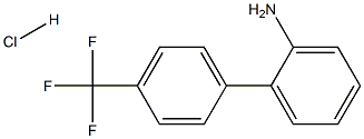 2-AMINO-(4'-TRIFLUOROMETHYL)-BIPHENYL HYDROCHLORIDE Struktur