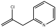 2-CHLORO-3-(2-PYRIDYL)-1-PROPENE Struktur