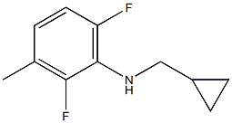 (1S)(2,6-DIFLUORO-3-METHYLPHENYL)CYCLOPROPYLMETHYLAMINE Struktur