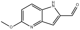 5-METHOXY-1H-PYRROLO[3,2-B]PYRIDINE-2-CARBALDEHYDE Struktur