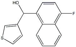 4-FLUORO-1-NAPHTHYL-(3-THIENYL)METHANOL Struktur