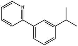 2-(3-ISOPROPYLPHENYL)PYRIDINE Struktur