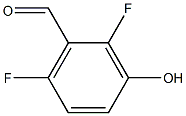 2,6-DIFLUORO-3-HYDROXYBENZALDEHYDE Struktur