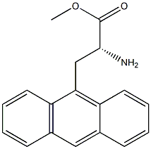 METHYL (2R)-2-AMINO-3-(9-ANTHRYL)PROPANOATE Struktur