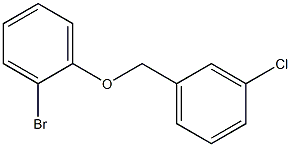 2-BROMOPHENYL-(3-CHLOROBENZYL)ETHER Struktur