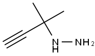 (1,1-DIMETHYL-PROP-2-YNYL)-HYDRAZINE Struktur