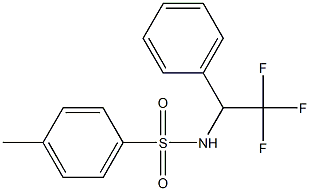 N-[2,2,2-TRIFLUORO-1-(PHENYL)ETHYL]-P-TOLUOLSULFONAMIDE Struktur