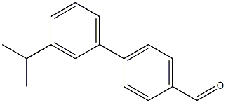 4-(3-ISOPROPYLPHENYL)BENZALDEHYDE Struktur