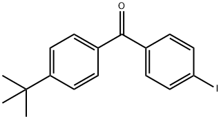 4-TERT-BUTYL-4'-IODOBENZOPHENONE Struktur