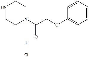 2-PHENOXY-1-PIPERAZIN-1-YL-ETHANONE HCL Struktur