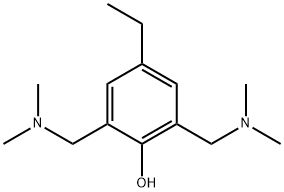 2,6-BIS[(DIMETHYLAMINO)METHYL]-4-ETHYLBENZENOL Struktur