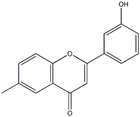 3'-HYDROXY-6-METHYLFLAVONE Struktur