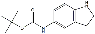 TERT-BUTYL INDOLIN-5-YLCARBAMATE Struktur