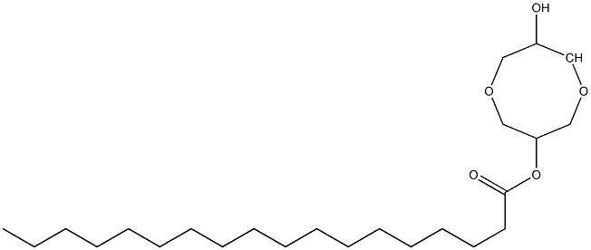 2-STEAROYL GLYCEROL, [GLYCEROL 1,3-3H] Struktur