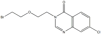 3-[2-(2-BROMO-ETHOXY)-ETHYL]-7-CHLORO-3H-QUINAZOLIN-4-ONE Struktur