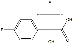 3,3,3-TRIFLUORO-2-(4-FLUOROPHENYL)-2-HYDROXYPROPIONIC ACID Struktur