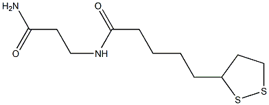 3-(5-[1,2]DITHIOLAN-3YL-PENTANOYLAMINO)-PROPYL-AMIDE Struktur