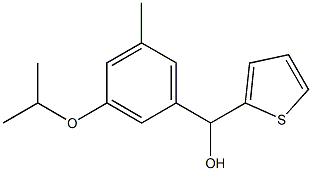 5-METHYL-2-THIENYL-(3-ISOPROPOXYPHENYL)METHANOL Struktur