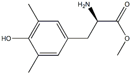 METHYL (2R)-2-AMINO-3-(4-HYDROXY-3,5-DIMETHYLPHENYL)PROPANOATE Struktur